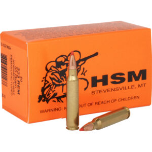 HSM Varmint Rifle Ammunition .223 Rem 55 gr V-Max - 50 rd