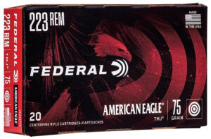Federal AE223T75 American Eagle .223 Rem 75gr TMJ Ammo