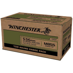 Winchester LC USA 5.56 M855 62GR Rifle Ammunition - 150RD