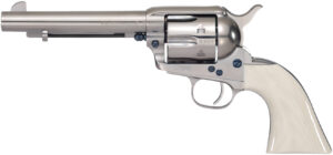 Uberti 1873 Nickel .45LC Revolver with Ivory Grip - 5.5"