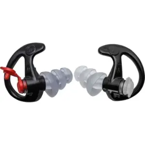 Surefire Triple-Flange Filtered Earplugs - Medium, Black