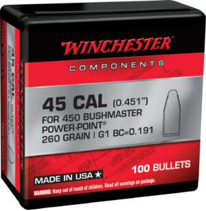 Winchester Ammo WB450P260X Power-Point .450 Bushmaster 260gr