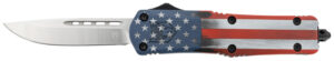 CobraTec Knives FS-3 American Flag OTF Knife - 3" D2 Blade