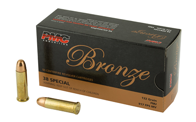 PMC Bronze .38 Special 132GR FMJ Ammo - 50 Rounds