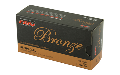 PMC Bronze .38 Special 132GR FMJ Ammo - 50 Rounds - Image 3