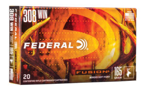 Federal Fusion .308 Win 165GR Rifle Ammunition - 20 Rounds
