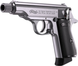 Walther PP SD .32 ACP Stainless Semi-Auto Handgun