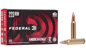 Federal American Eagle .223 Rem 62GR FMJ Rifle Ammo