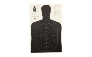 Action Target B27E Black Shooting Targets - 100 Pack