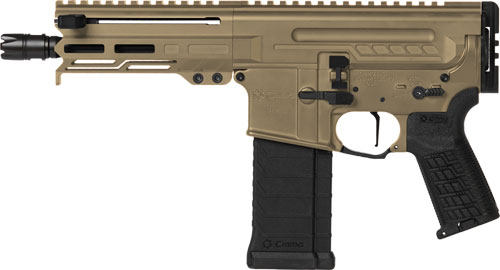 CMMG Dissent MK4 5.7x28mm Pistol - 6.5" Barrel, 32RD, Tan - Image 3