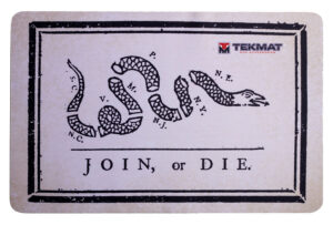 TekMat TEKR17JOIN Gun Cleaning Mat - Join or Die Snake 11"x17"