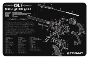 TekMat TEKR17SAA Cleaning Mat for Colt Revolvers