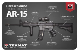 TekMat AR-15 Cleaning Mat - Liberal's Guide Multi-Color 11"x17"