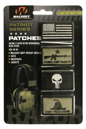 Walkers Patriot Muff Patch Kit - American Flag Velcro Patches
