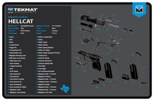 TekMat Springfield Armory Hellcat Cleaning Mat 11"x17"