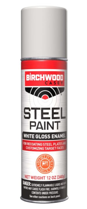 Birchwood Casey White Steel Target Paint - 12 oz