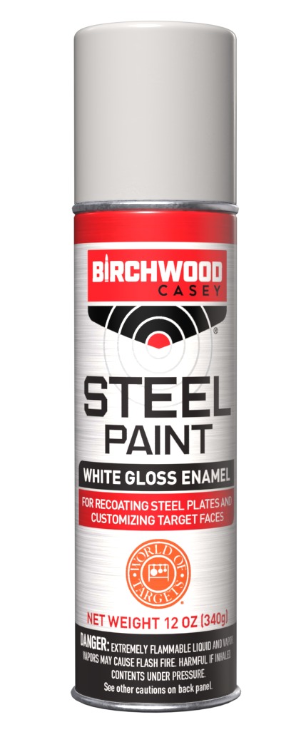 Birchwood Casey White Steel Target Paint - 12 oz