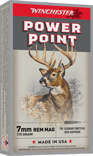 Winchester Super X 7mm Rem Mag 175gr Power Point Ammo