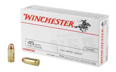Winchester USA .45 ACP 230GR FMJ Handgun Ammunition