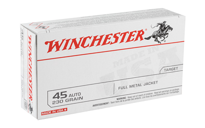 Winchester USA .45 ACP 230GR FMJ Handgun Ammunition - Image 2