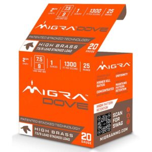 Migra Field Lite 20ga Shotshells - 2-3/4" 25/ct