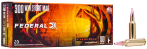 Federal Fusion .300 WSM 180gr Bonded Soft Point Ammo