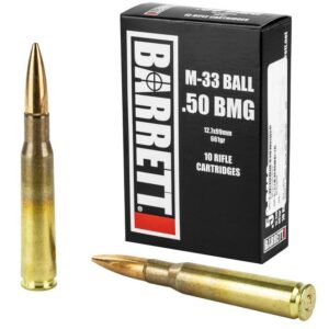 Barrett Precision 50 BMG Rifle Ammunition - 660gr Solid
