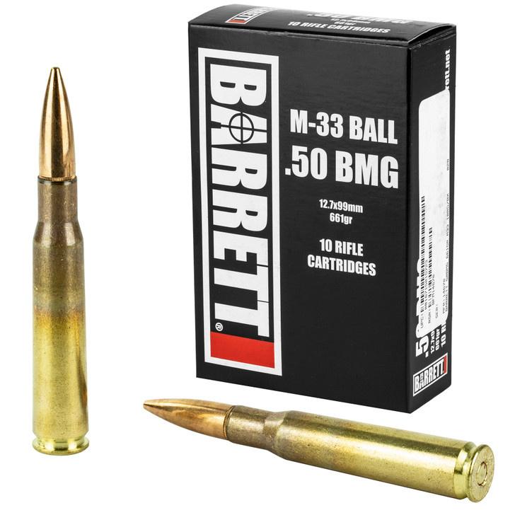 Barrett Precision 50 BMG Rifle Ammunition - 660gr Solid