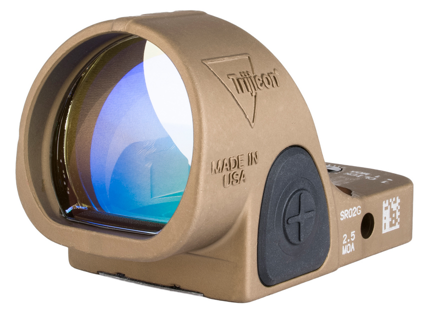 Trijicon SRO 2.5 MOA Green Dot Reflex Sight - Coyote