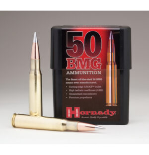 Hornady Match .50 BMG 750gr A-MAX Rifle Ammunition