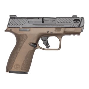 S&W PC Shield-X Carry Comp 9mm Handgun - Midnight Bronze