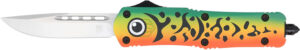 Cobratec CBT MED FS-3 Green Lure Drop Point Knife