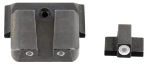 AmeriGlo SW801 Classic Tritium Sight Set for Smith & Wesson M&P  Green Tritium White Outline Front Sight-Green Tritium White Outline Rear Sight