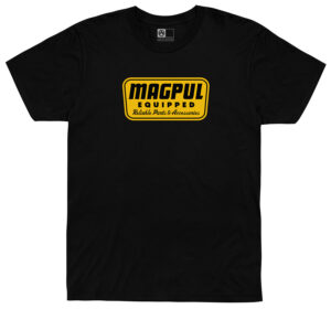 Magpul MAG1205-001 Equipped Blend Black Cotton/Polyester Short Sleeve 4XL