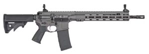 LWRC ICMKII 5.56 AR Rifle - 16" Barrel, Tungsten Grey