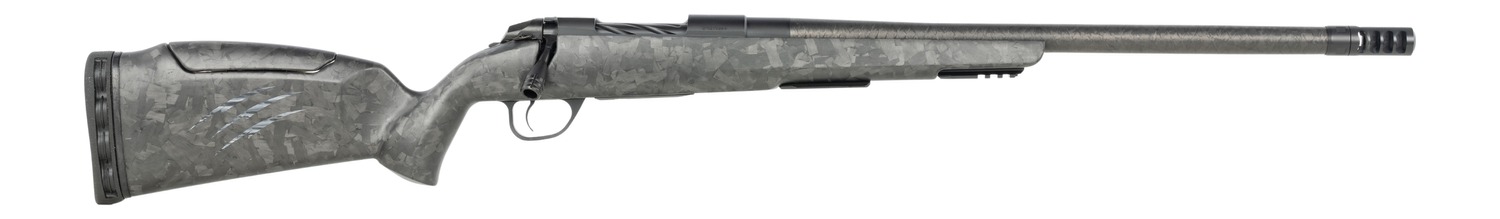 Fierce Firearms CT Rage LR Full Size 7mm PRC 3+1 20" Carbon Fiber Match Grade Threaded Barrel, Black Cerakote Titanium Drilled & Tapped Receiver, Picatinny Rail Forend, Carbon Matrix Push Button Adj