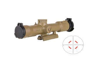 Trijicon VCOG 1-8X28 RD MRAD FDE Gun Scope