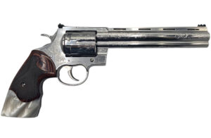 Colt Anaconda .44 Magnum Revolver with Engraved Rosewood Grips