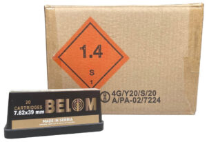 GO BELOM 7.62X39 Brass 123GR FMJ Ammunition