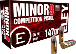 ELEY Minor 9 Competition 9mm 147gr FMJ - 50rd Box
