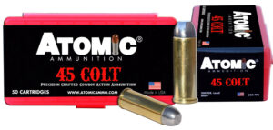 Atomic Cowboy Action 45 Colt 200gr Lead Round Nose Ammo