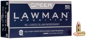 Speer Lawman 9mm Luger 124gr Total Metal Jacket Ammo