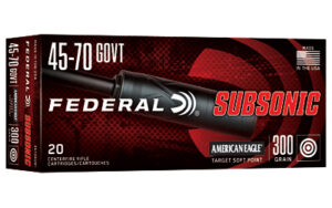 Federal .45-70 Government 300GR Subsonic Ammunition