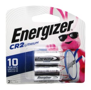 Energizer CR2 Lithium Batteries 2-Pack for Camping Lights