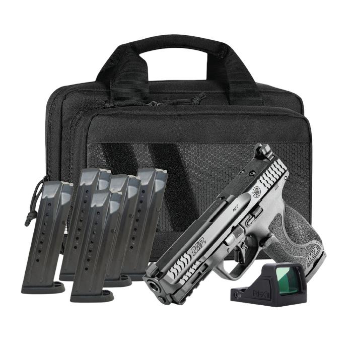 S&W M&P 9 M2.0 Optic Ready Handgun Bundle 9mm