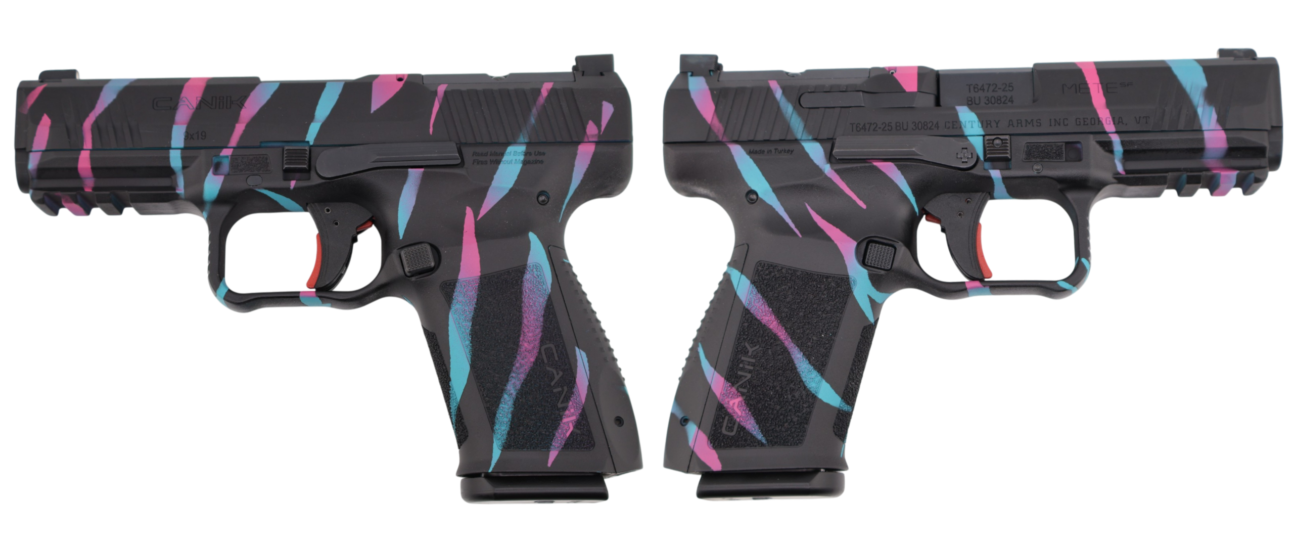 Canik Mete SF One Series 9mm Miami Tiger Stripe Pistol