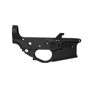 Combat Armory Billet AR-9 Lower Receiver - Stripped Black