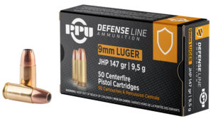 PPU PPD92 Defense 9mm Luger 147gr Hollow Point Ammo