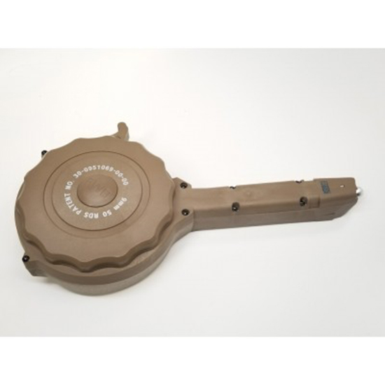RWB 50RD Drum Magazine for Glock 9mm - Tan Polymer