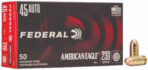 Federal American Eagle .45 ACP 230GR FMJ Ammunition - 50RD